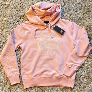 Frye Pink Hoodie Sweatshirt Sweatshirt Small New
